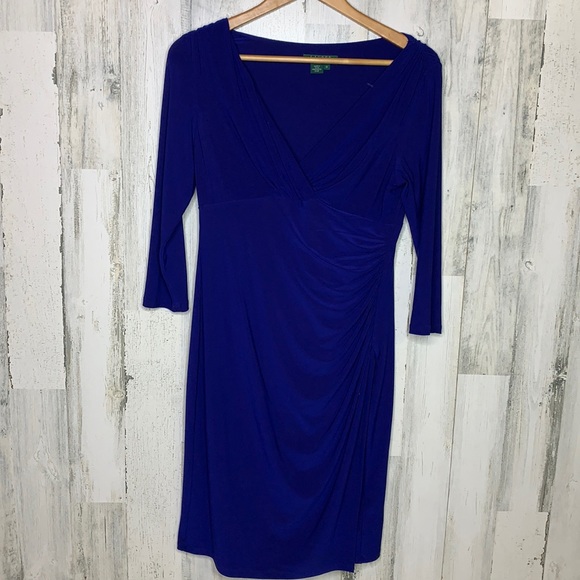 Polo Ralph Lauren Dresses & Skirts - Ralph Lauren Blue Formal Dress 10 Women's Midi